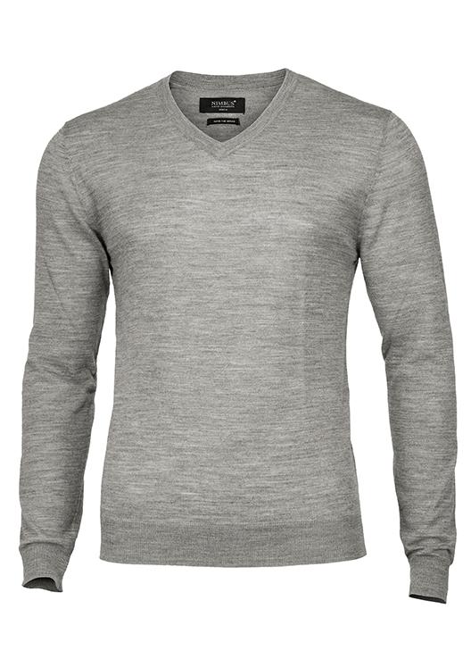 Classy luxury merino blend, grey