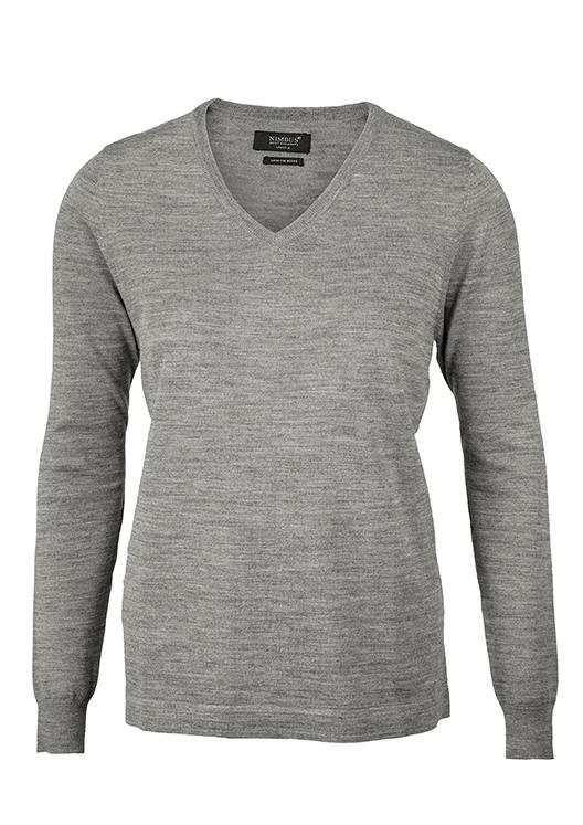 Woman classy luxury merino blend, grey