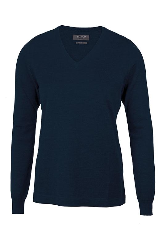 Woman classy luxury merino blend, navy