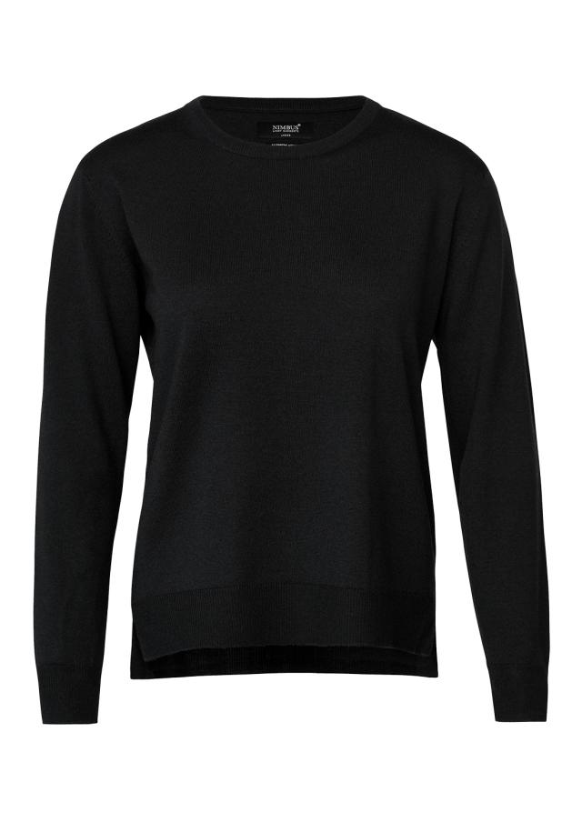 Woman extrafine Cashwool® merino knit, black