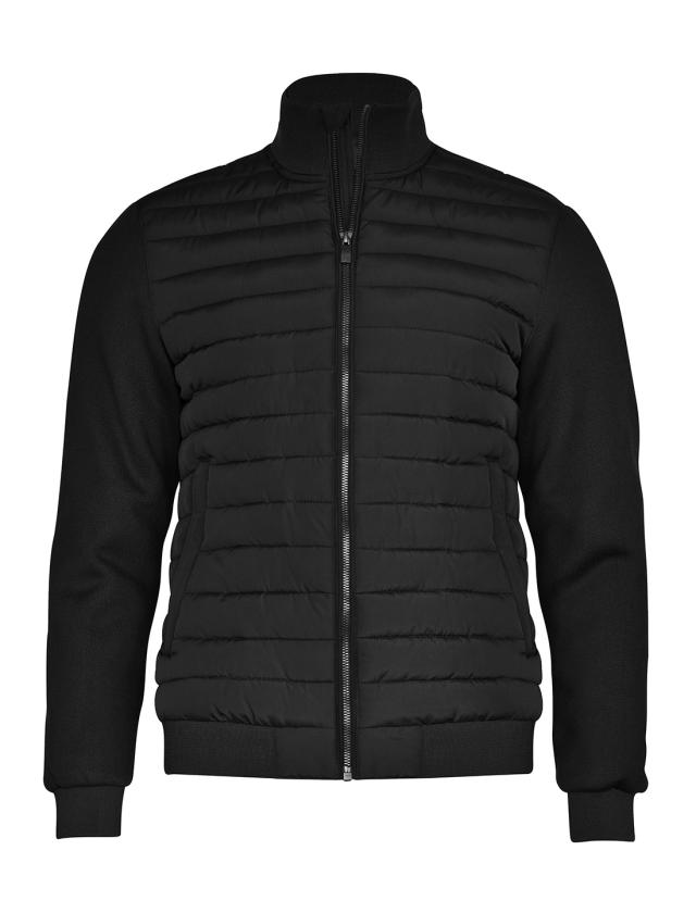 Versatile hybrid jacket, black