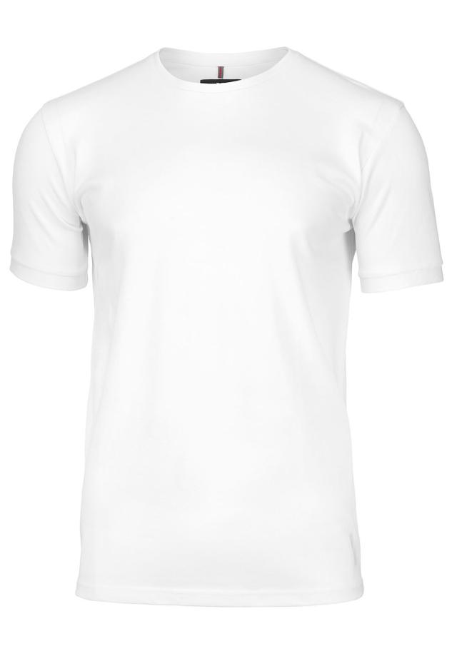 The pique tee, white