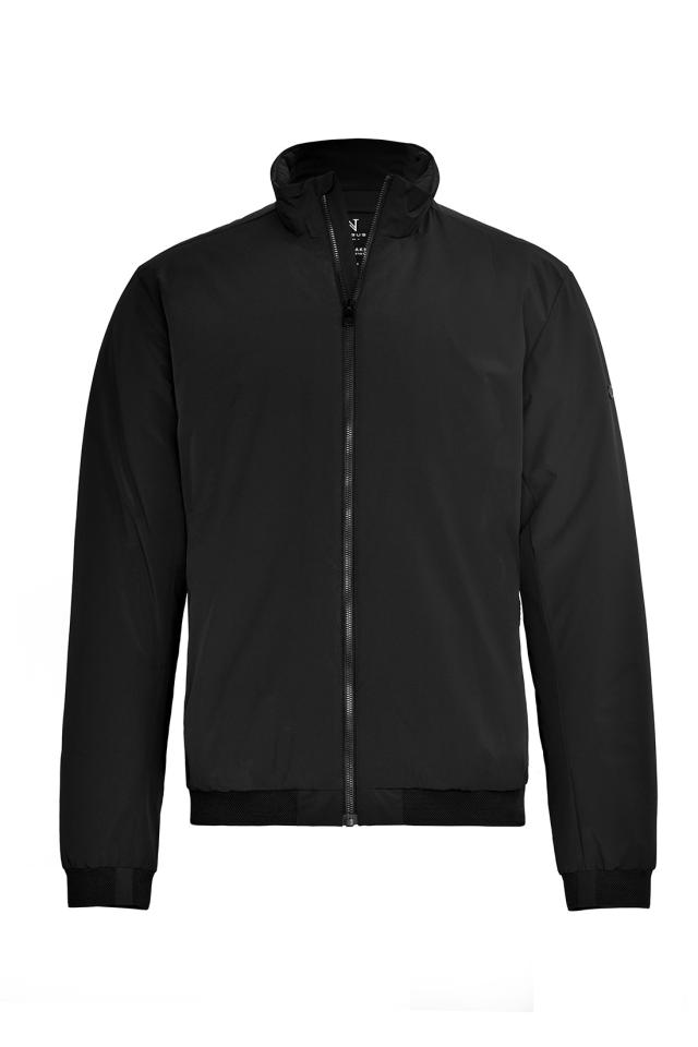 Lightweight stretch jacket, black