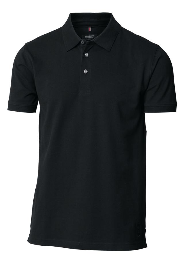 Stretch deluxe polo, black