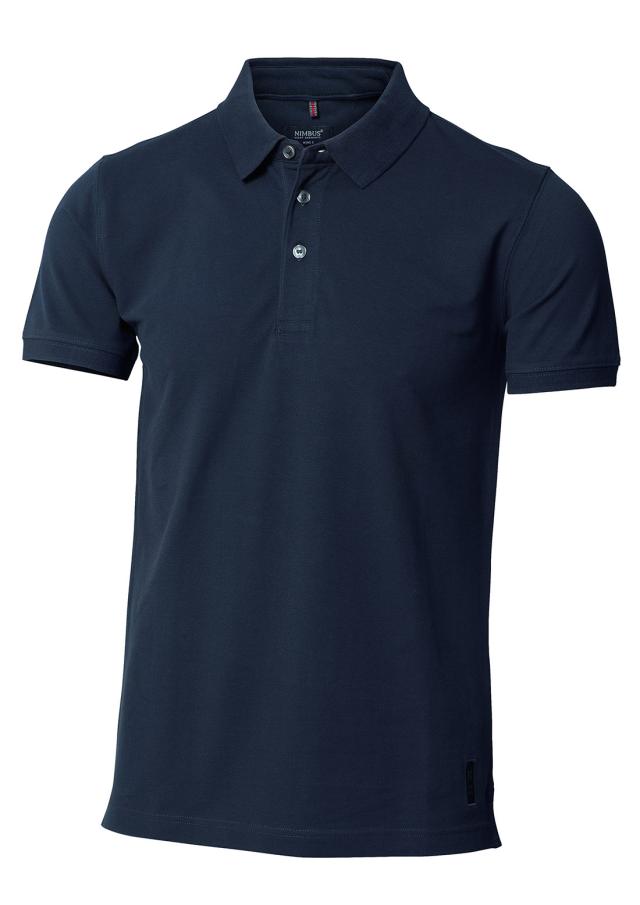 Stretch deluxe polo, navy