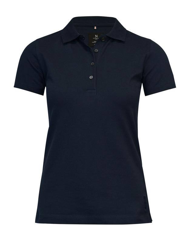 Woman Stretch deluxe polo, navy