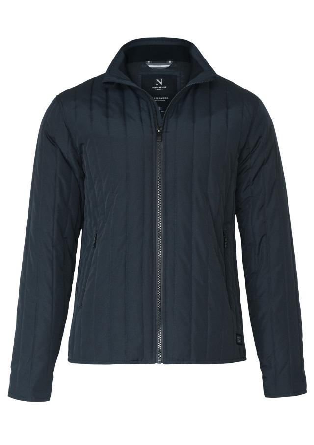 Urban style quilted jacket, navy