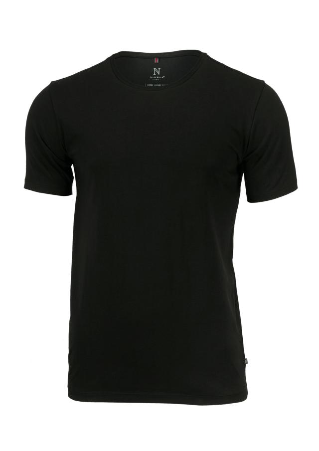 Stretch tee comfort fit, black