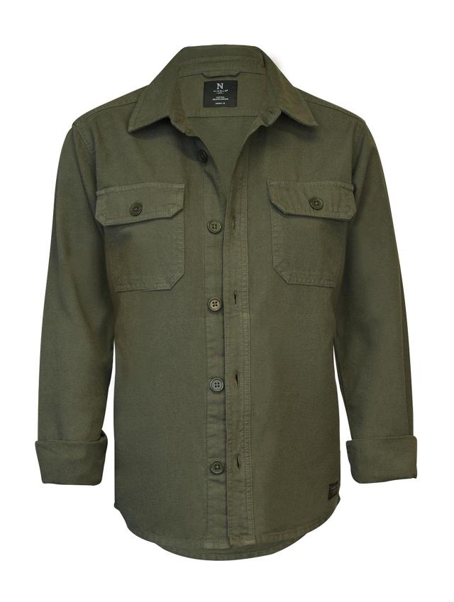 Versatile overshirt, olive