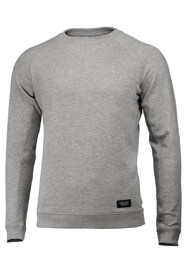 Luxury lightweight crewneck, grey melange