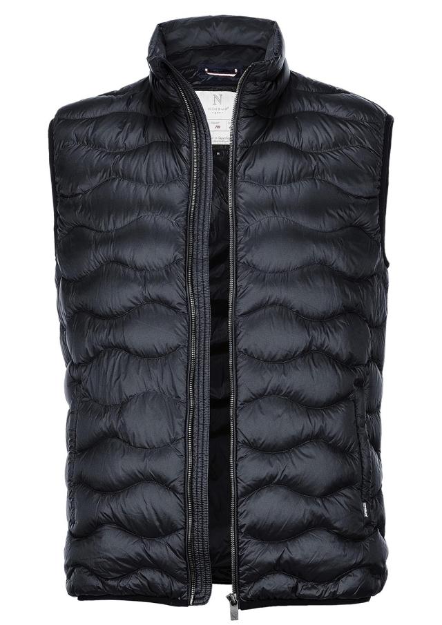 Versatile down gilet, black