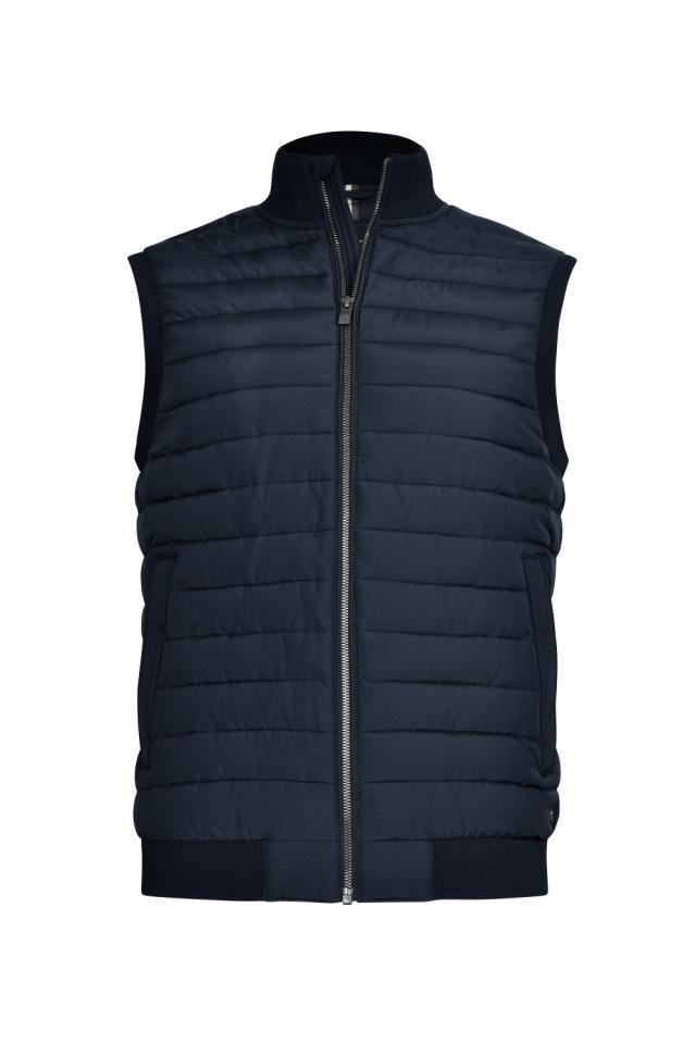 Premium hybrid bodywarmer, navy