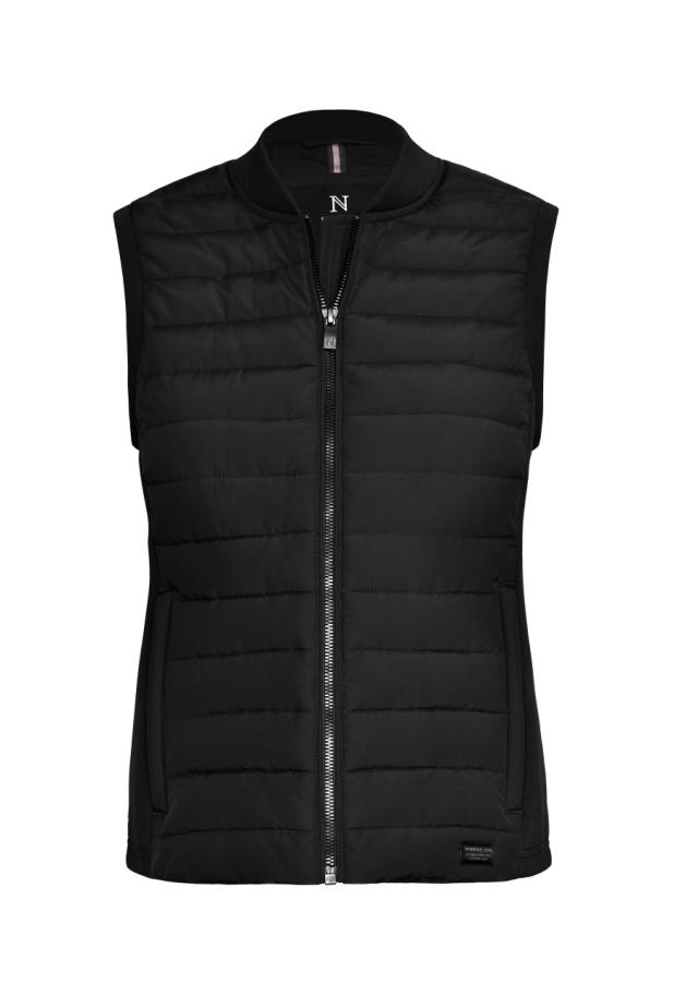 Woman Premium hybrid bodywarmer, black