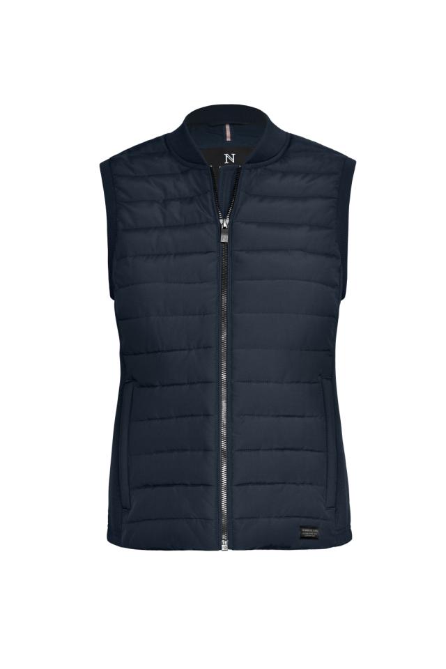 Woman Premium hybrid bodywarmer, navy