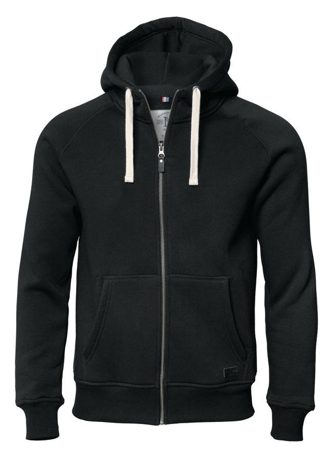 Stylish hooded sweat, black