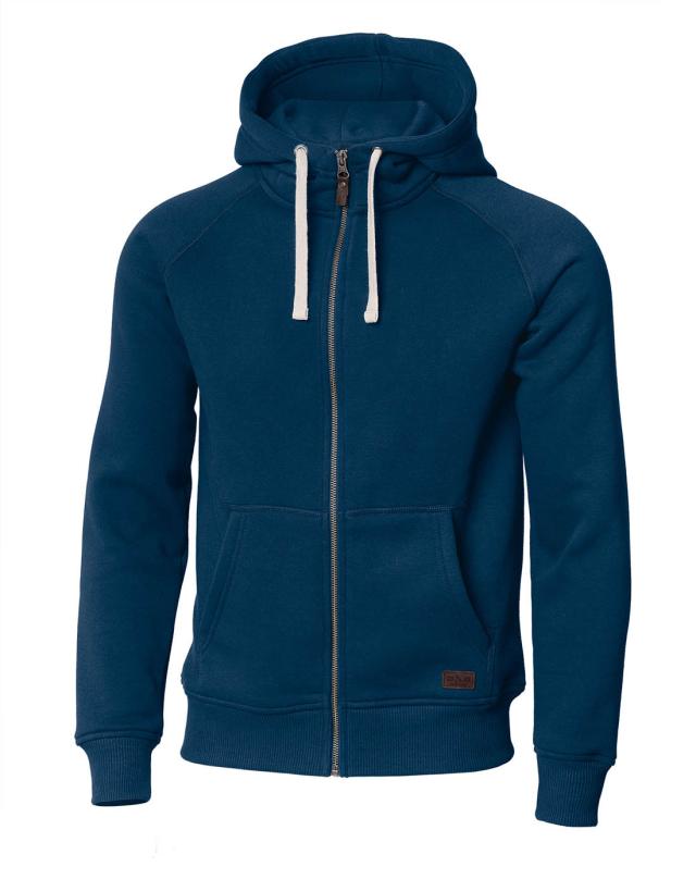 Stylish hooded sweat, indigo