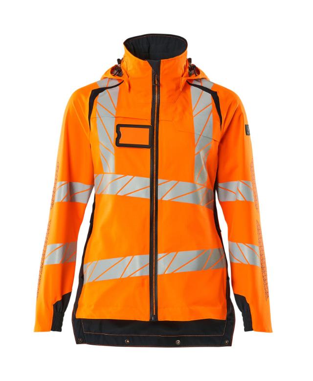 Dam skaljacka, orange/mörk marin