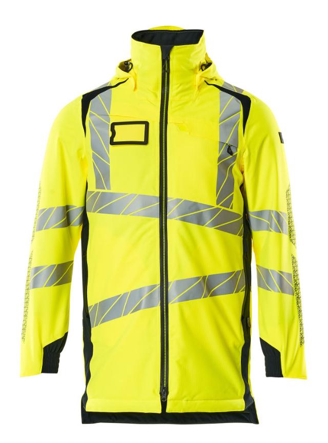 Parkas, gul/mörk marin