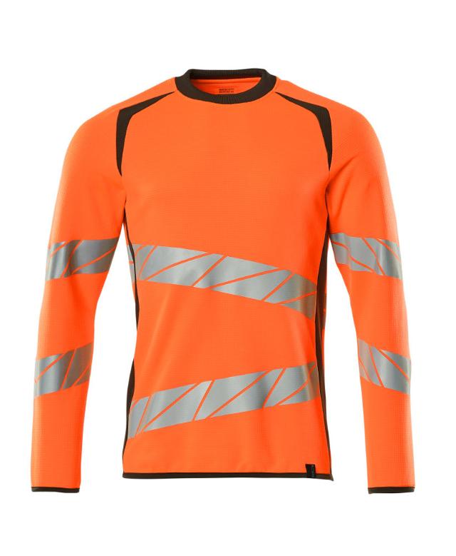 Sweatshirt, orange/mörk antracite