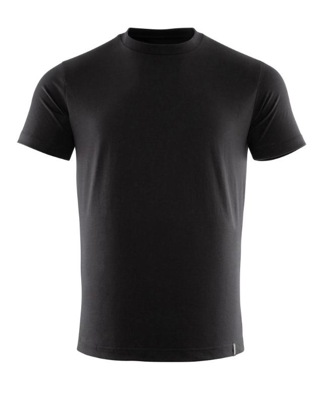 Kortärmad t-shirt premium, djup svart