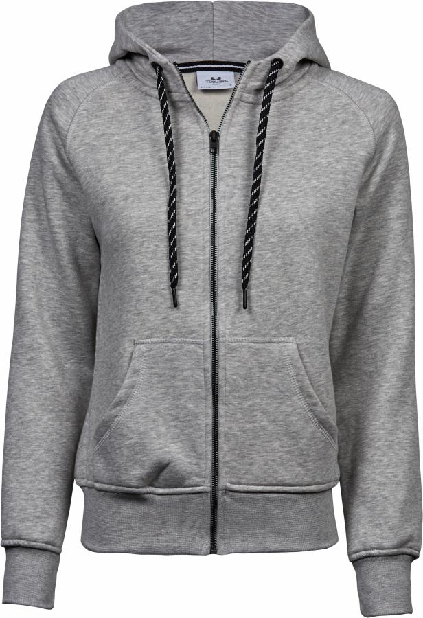 Fashion full zip hood, dam