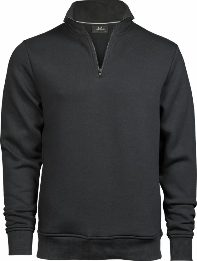 Half zip sweatshirt