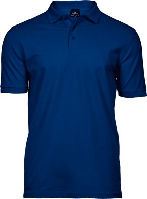 Luxury stretch polo Indigo Blue