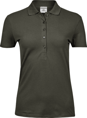 Women's Luxury Stretch Polo Deep Green