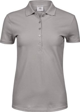 Women's Luxury Stretch Polo Stone