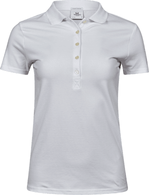 Women's Luxury Stretch Polo White