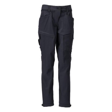 Funktionella byxor dam ultimate stretch, mörk marin