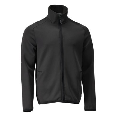 Fleecetröja med blixtlås Herr | Svart