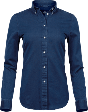 Women's Casual Twill Shirt Indigo