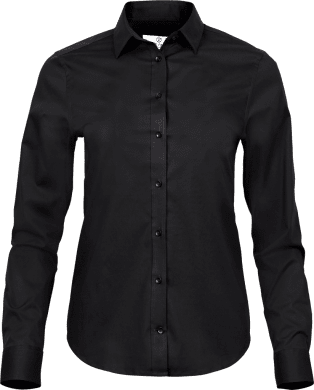 Women's Stretch Luxury Shirt Black