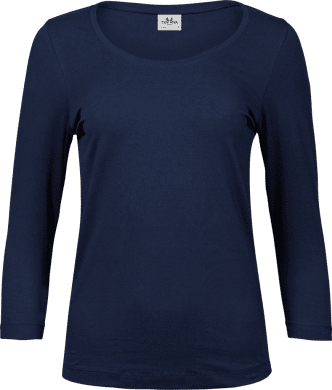 Women's Stretch 3/4 Sleeve Tee Navy
