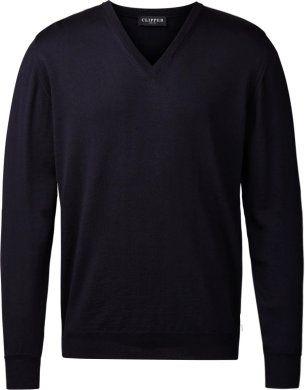 Milan mens pullover v-neck, dark navy