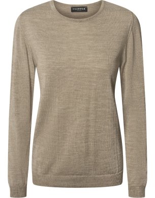 Copenhagen womens pullover o-neck, sand melange