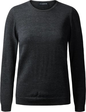 Copenhagen womens pullover o-neck, charcoale melange