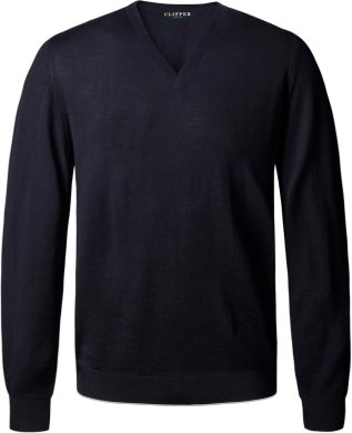 Copenhagen mens pullover v-neck slimfit, navy