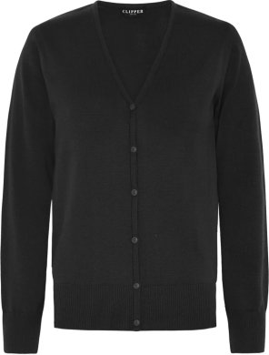 Stockholm womens cardigan v-neck, black