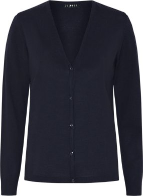 Milan womens cardigan v-neck, dark navy