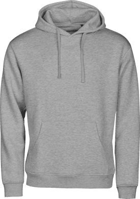Urban Hooded Sweatshirt, unisex Heather Grey