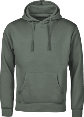 Urban Hooded Sweatshirt, unisex Leaf Green
