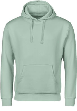 Urban Hooded Sweatshirt, unisex Mint
