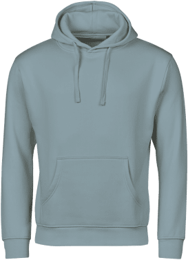 Urban Hooded Sweatshirt, unisex Misty Blue