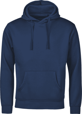 Urban Hooded Sweatshirt, unisex Navy