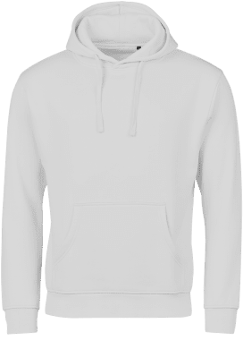 Urban Hooded Sweatshirt, unisex White