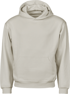 Urban Heavy Loose Fit Hooded Sweatshirt, unisex Cement