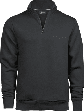 Half Zip Sweatshirt, unisex Dark Grey