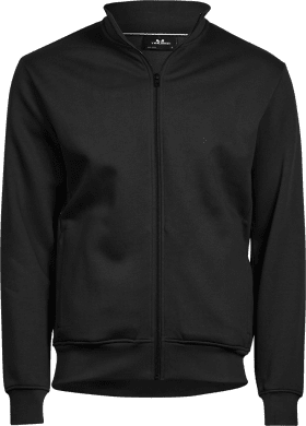 Full Zip Sweat Cardigan, unisex Black